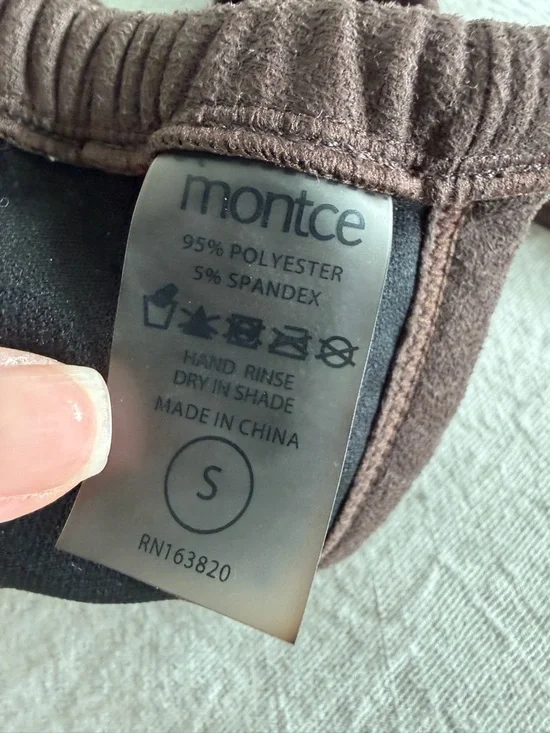 Montce Velvet Dark Brown Ruched Triangle String Bikini - Picture 5 of 5